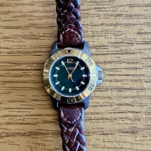 Fossil 1995 Vintage Braided Leather Watch